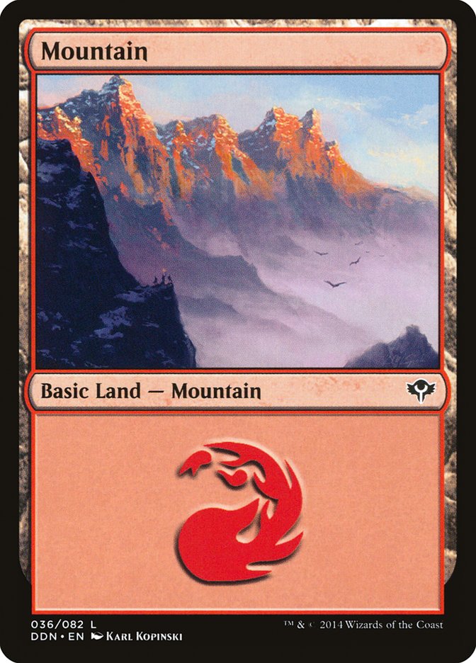 Mountain (36) [Duel Decks: Speed vs. Cunning] | Shuffle n Cut Hobbies & Games