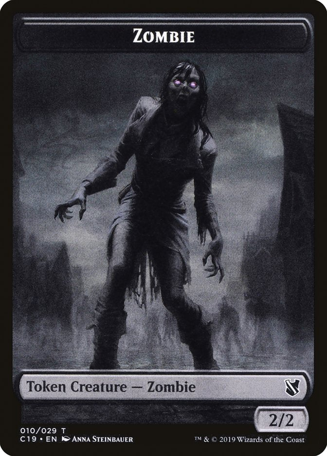 Zombie Token (010/029) [Commander 2019 Tokens] | Shuffle n Cut Hobbies & Games