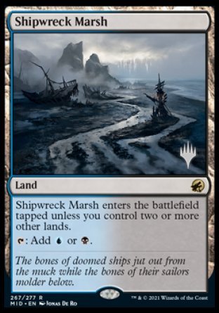 Shipwreck Marsh (Promo Pack) [Innistrad: Midnight Hunt Promos] | Shuffle n Cut Hobbies & Games