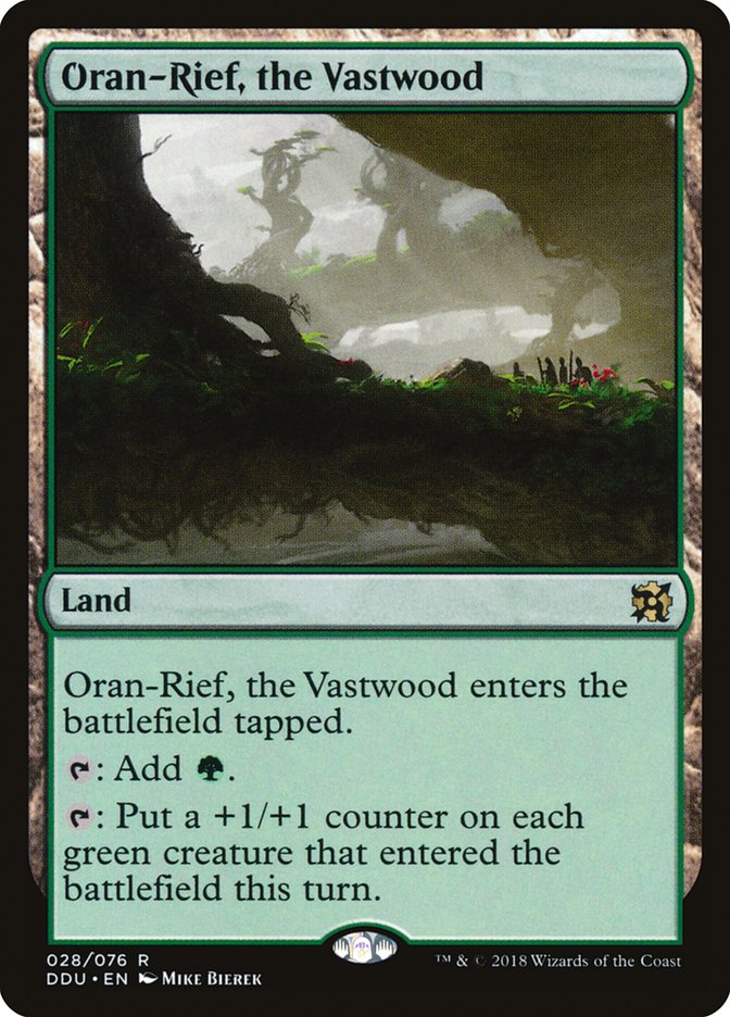 Oran-Rief, the Vastwood [Duel Decks: Elves vs. Inventors] | Shuffle n Cut Hobbies & Games