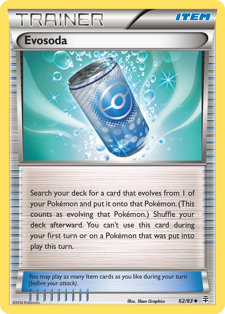 Evosoda (62/83) [XY: Generations] | Shuffle n Cut Hobbies & Games