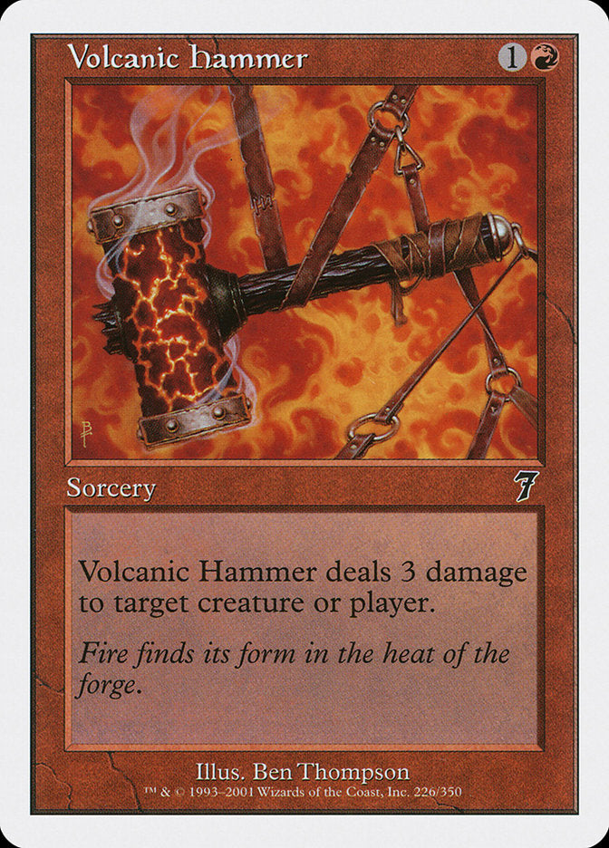 Volcanic Hammer [Seventh Edition] | Shuffle n Cut Hobbies & Games