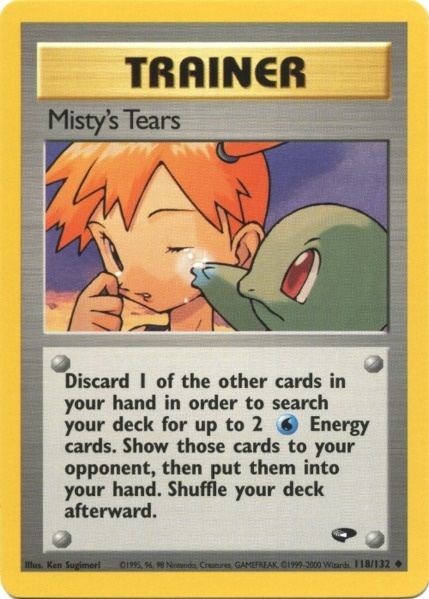Misty's Tears (118/132) [Gym Challenge Unlimited] | Shuffle n Cut Hobbies & Games