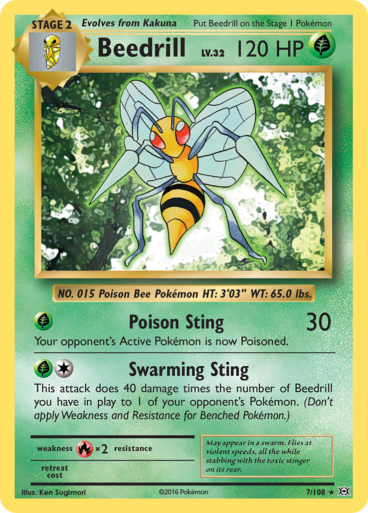 Beedrill (7/108) [XY: Evolutions] | Shuffle n Cut Hobbies & Games