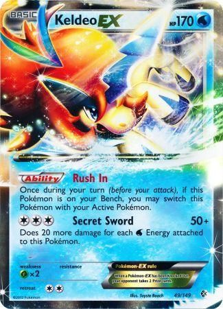 Keldeo EX (49/149) (Jumbo Card) [Black & White: Boundaries Crossed] | Shuffle n Cut Hobbies & Games