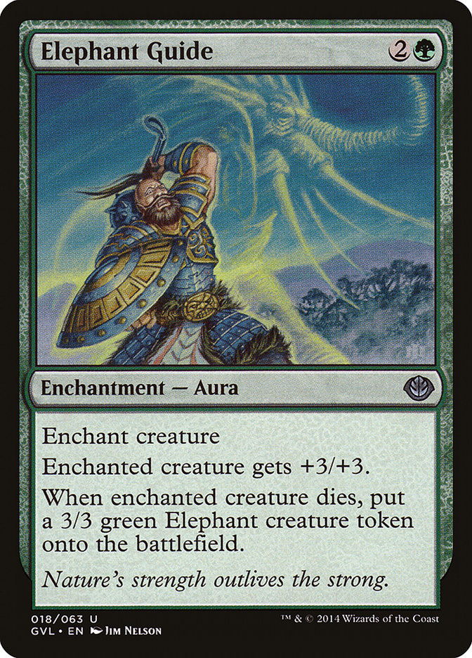 Elephant Guide (Garruk vs. Liliana) [Duel Decks Anthology] | Shuffle n Cut Hobbies & Games