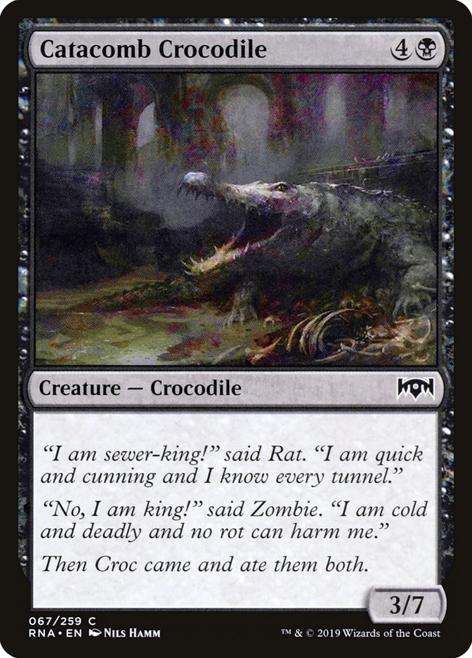 Catacomb Crocodile [Ravnica Allegiance] | Shuffle n Cut Hobbies & Games