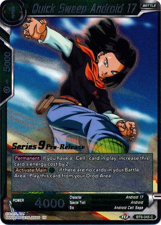 Quick Sweep Android 17 [BT9-045] | Shuffle n Cut Hobbies & Games