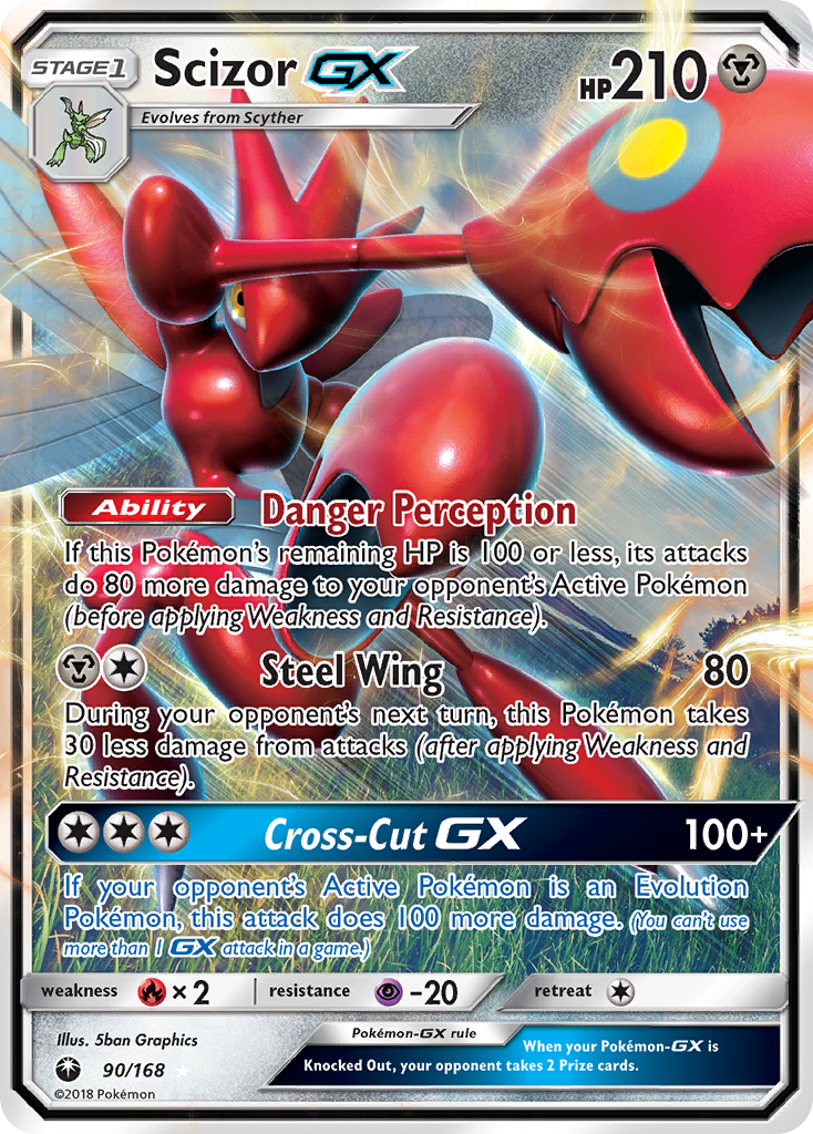 Scizor GX (90/168) [Sun & Moon: Celestial Storm] | Shuffle n Cut Hobbies & Games