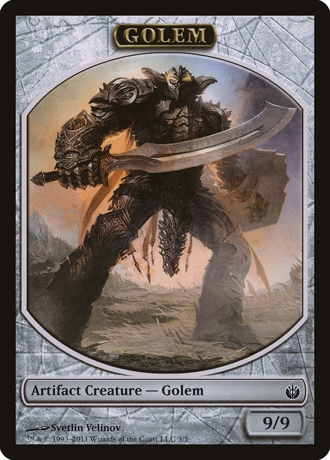 Golem Token [Mirrodin Besieged Tokens] | Shuffle n Cut Hobbies & Games