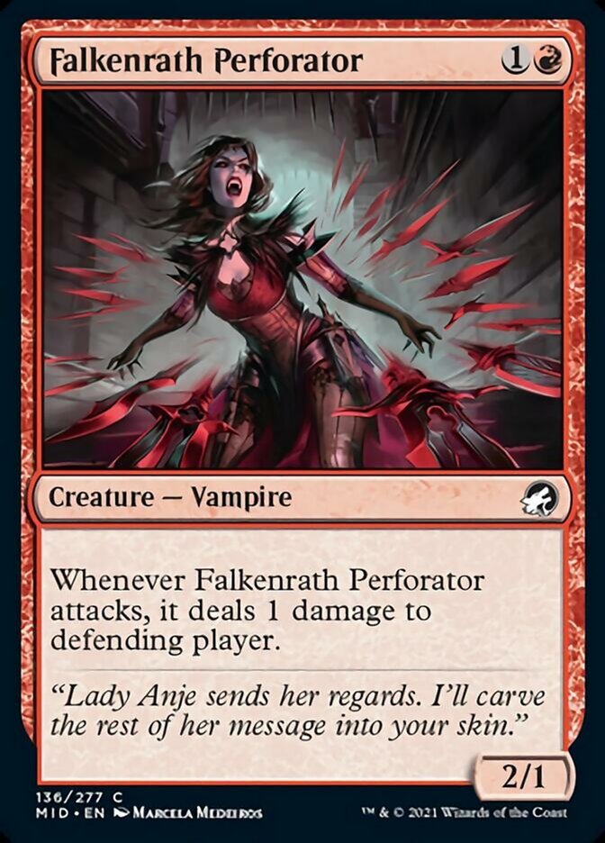 Falkenrath Perforator [Innistrad: Midnight Hunt] | Shuffle n Cut Hobbies & Games