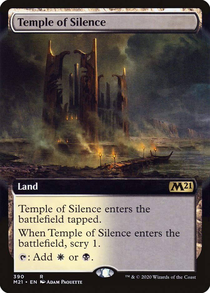 Temple of Silence (Extended Art) [Core Set 2021] | Shuffle n Cut Hobbies & Games