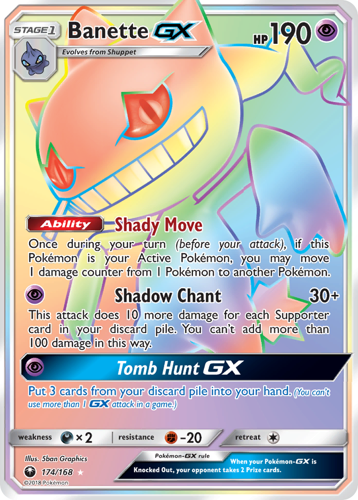 Banette GX (174/168) [Sun & Moon: Celestial Storm] | Shuffle n Cut Hobbies & Games