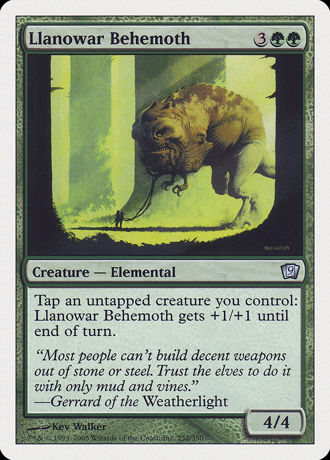 Llanowar Behemoth [Ninth Edition] | Shuffle n Cut Hobbies & Games