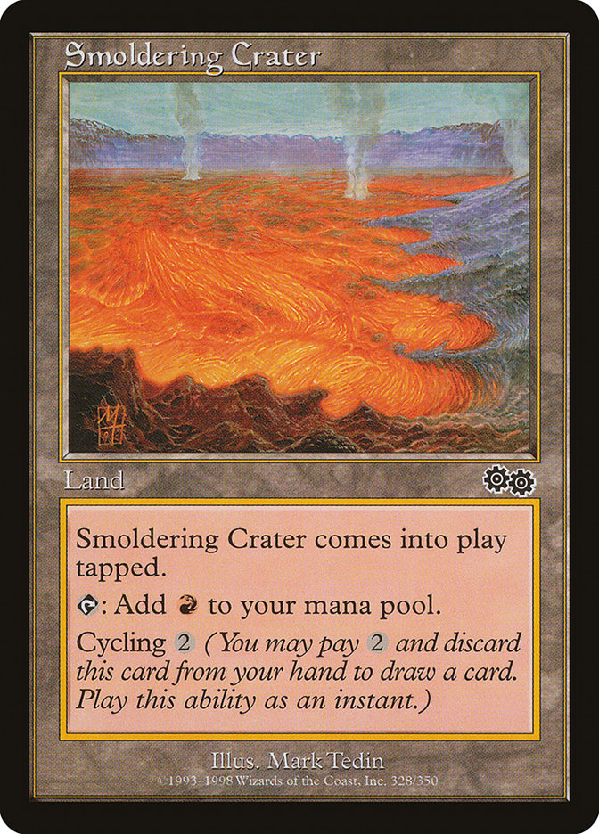 Smoldering Crater [Urza's Saga] | Shuffle n Cut Hobbies & Games