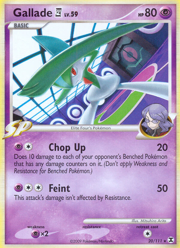 Gallade (20/111) (Theme Deck Exclusive) [Platinum: Rising Rivals] | Shuffle n Cut Hobbies & Games