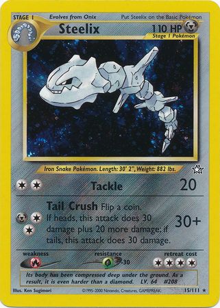 Steelix (15/111) [Neo Genesis Unlimited] | Shuffle n Cut Hobbies & Games