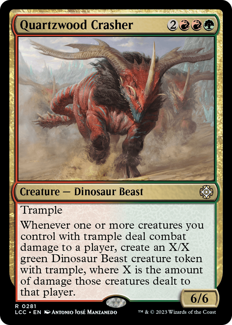 Quartzwood Crasher [The Lost Caverns of Ixalan Commander] | Shuffle n Cut Hobbies & Games