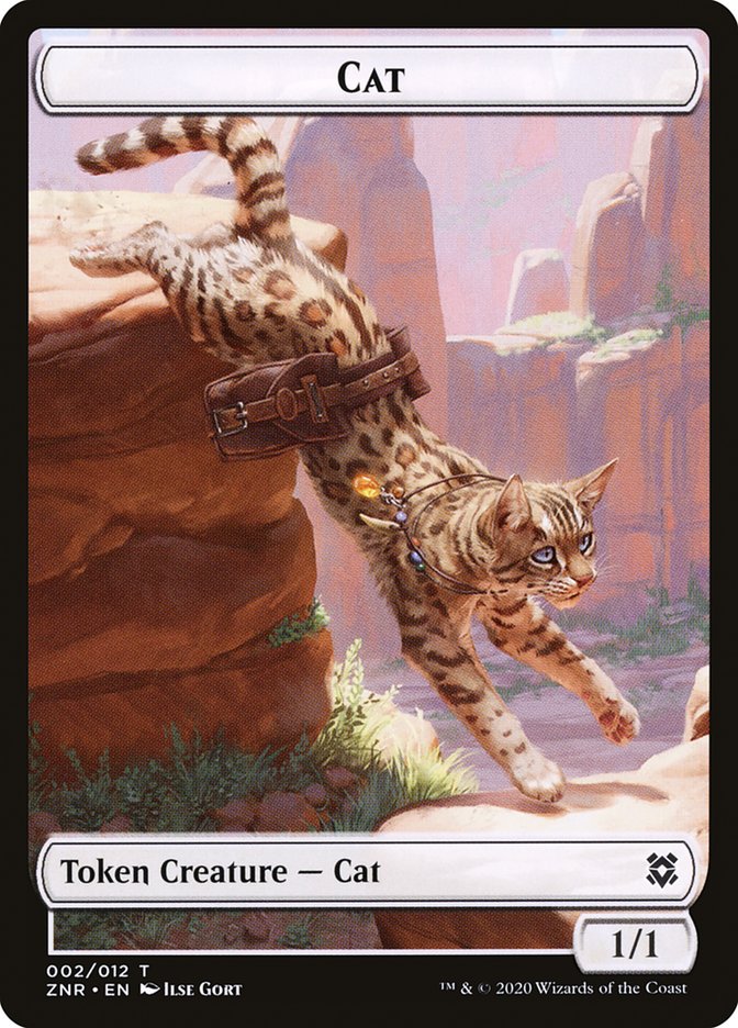 Cat Token [Zendikar Rising Tokens] | Shuffle n Cut Hobbies & Games