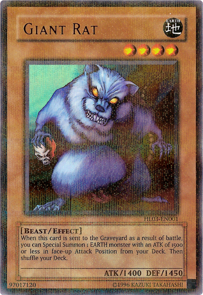 Giant Rat [HL03-EN001] Parallel Rare | Shuffle n Cut Hobbies & Games