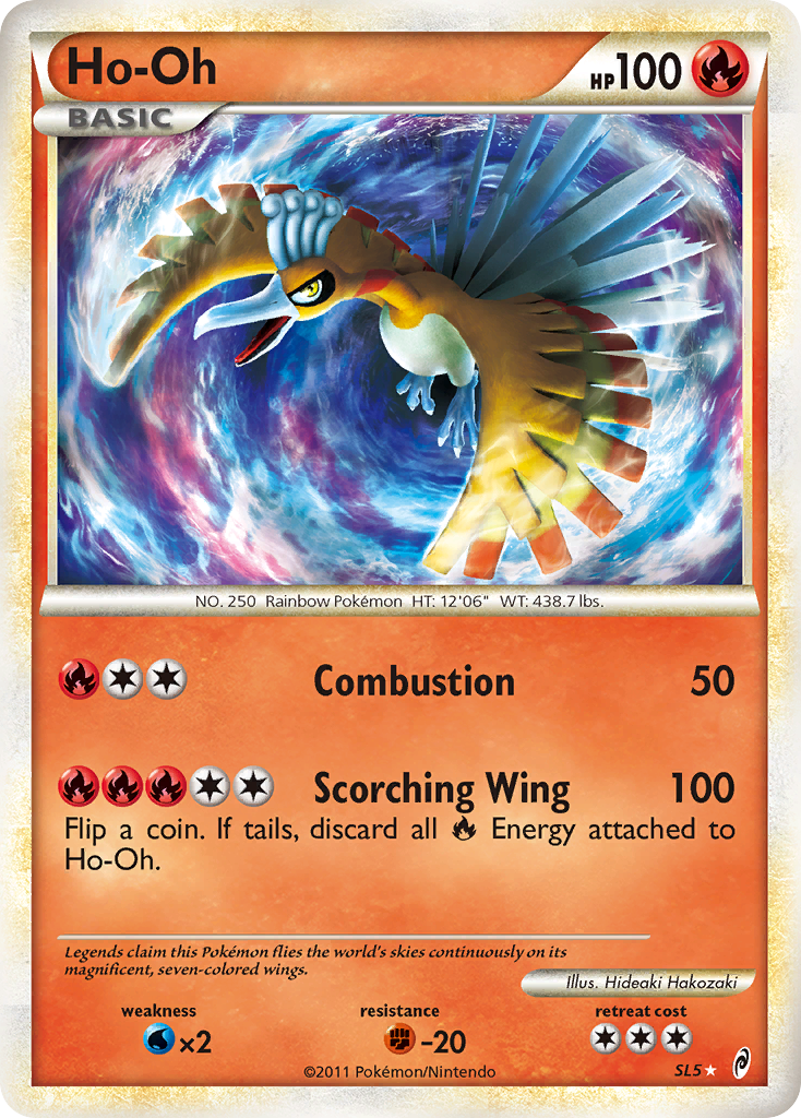 Ho-Oh (SL5) [HeartGold & SoulSilver: Call of Legends] | Shuffle n Cut Hobbies & Games