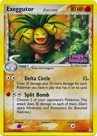 Exeggutor (41/110) (Delta Species) (Stamped) [EX: Holon Phantoms] | Shuffle n Cut Hobbies & Games