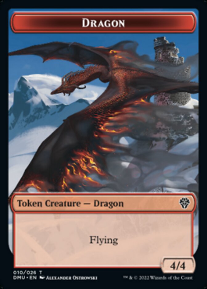 Dragon Token [Dominaria United Tokens] | Shuffle n Cut Hobbies & Games