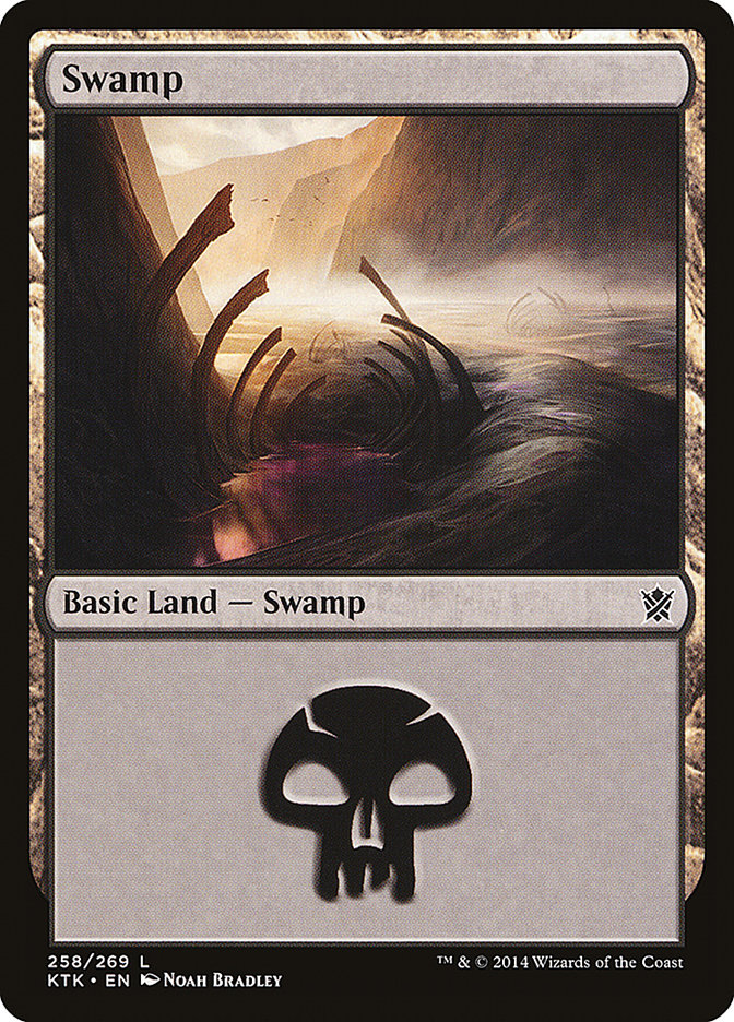 Swamp (258) [Khans of Tarkir] | Shuffle n Cut Hobbies & Games