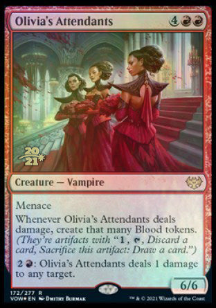 Olivia's Attendants [Innistrad: Crimson Vow Prerelease Promos] | Shuffle n Cut Hobbies & Games