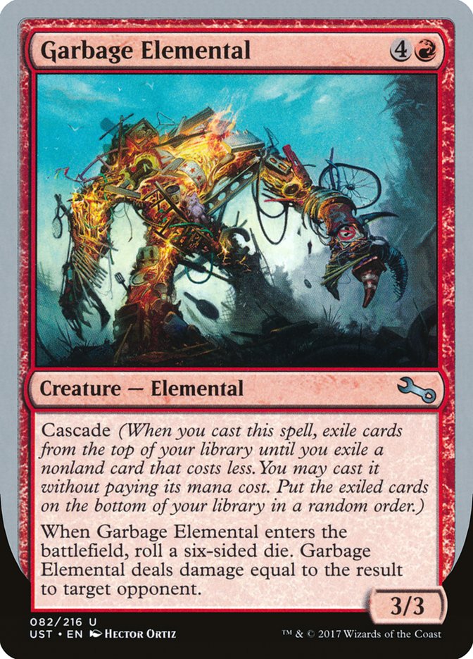 Garbage Elemental (3/3 Creature) [Unstable] | Shuffle n Cut Hobbies & Games