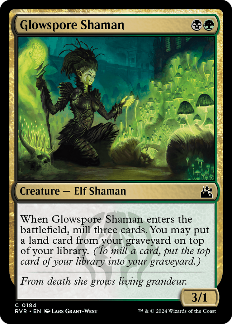 Glowspore Shaman [Ravnica Remastered] | Shuffle n Cut Hobbies & Games