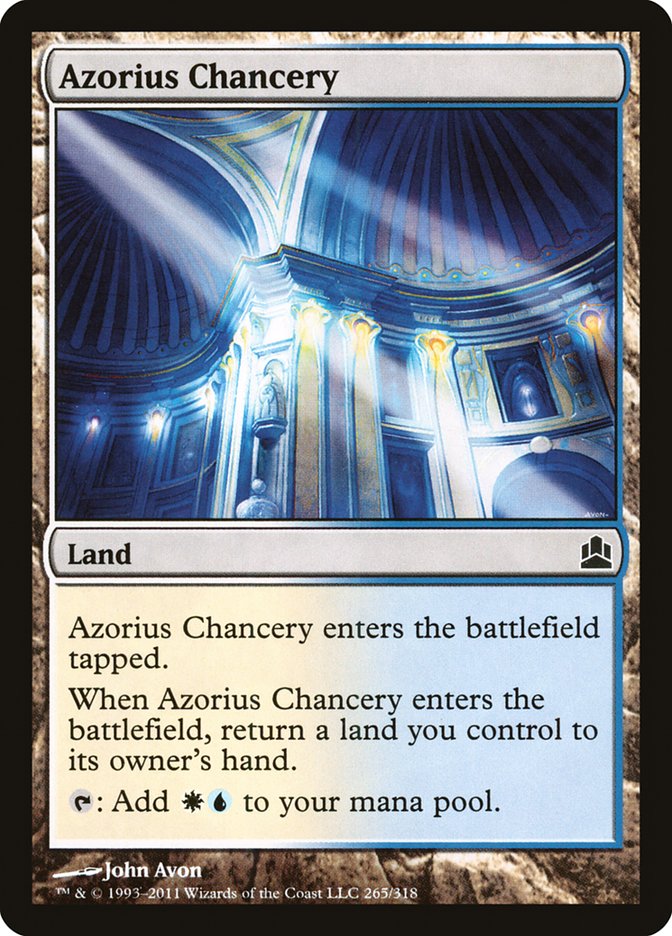 Azorius Chancery [Commander 2011] | Shuffle n Cut Hobbies & Games