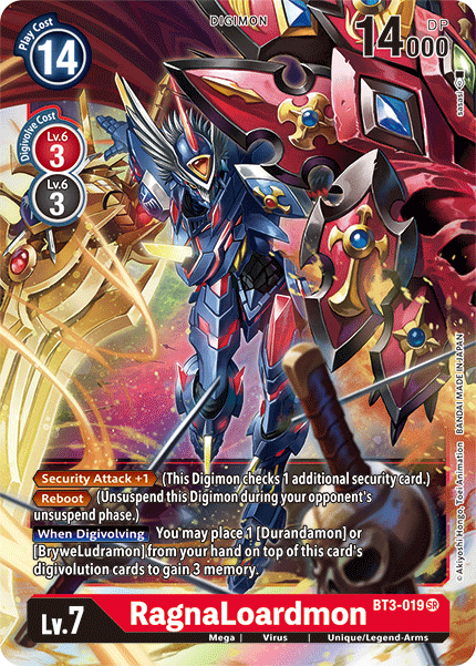 RagnaLoardmon [BT3-019] [Release Special Booster Ver.1.5] | Shuffle n Cut Hobbies & Games