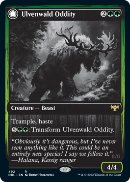 Ulvenwald Oddity // Ulvenwald Behemoth [Innistrad: Double Feature] | Shuffle n Cut Hobbies & Games