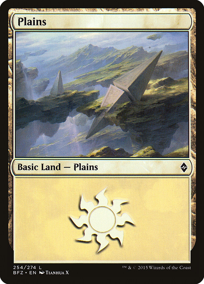 Plains (254) [Battle for Zendikar] | Shuffle n Cut Hobbies & Games