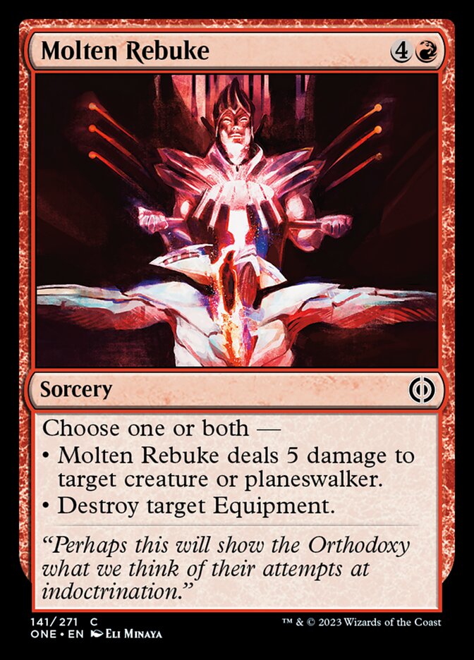 Molten Rebuke [Phyrexia: All Will Be One] | Shuffle n Cut Hobbies & Games