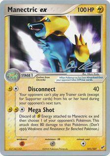 Manectric ex (101/107) (Mewtrick - Jason Klaczynski) [World Championships 2006] | Shuffle n Cut Hobbies & Games