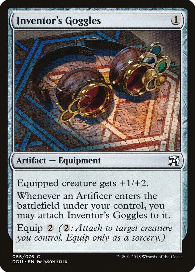 Inventor's Goggles [Duel Decks: Elves vs. Inventors] | Shuffle n Cut Hobbies & Games