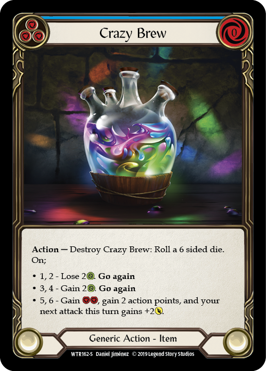 Crazy Brew [WTR162-S] Alpha Print Rainbow Foil | Shuffle n Cut Hobbies & Games