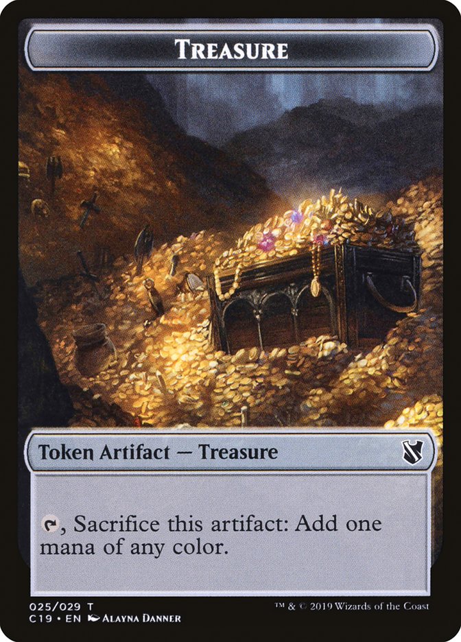 Treasure Token [Commander 2019 Tokens] | Shuffle n Cut Hobbies & Games