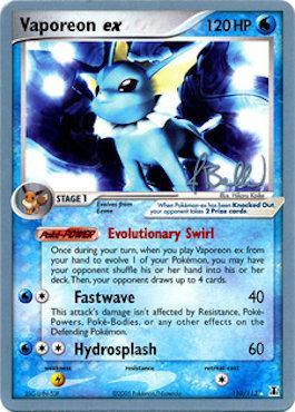 Vaporeon ex (110/113) (Eeveelutions - Jimmy Ballard) [World Championships 2006] | Shuffle n Cut Hobbies & Games