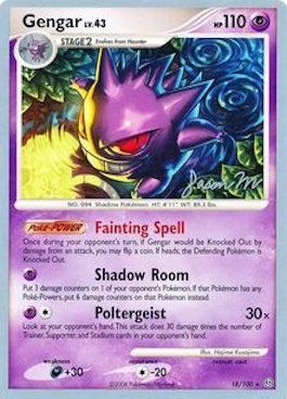 Gengar LV.43 (18/100) (Queengar - Jason Martinez) [World Championships 2009] | Shuffle n Cut Hobbies & Games