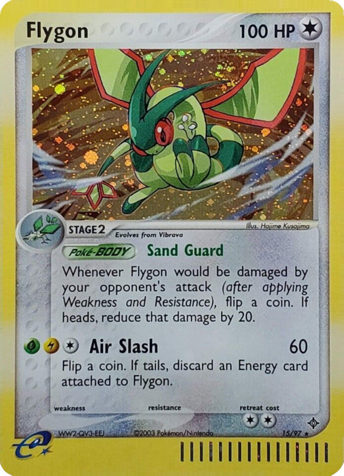 Flygon (15/97) (Theme Deck Exclusive) [EX: Dragon] | Shuffle n Cut Hobbies & Games