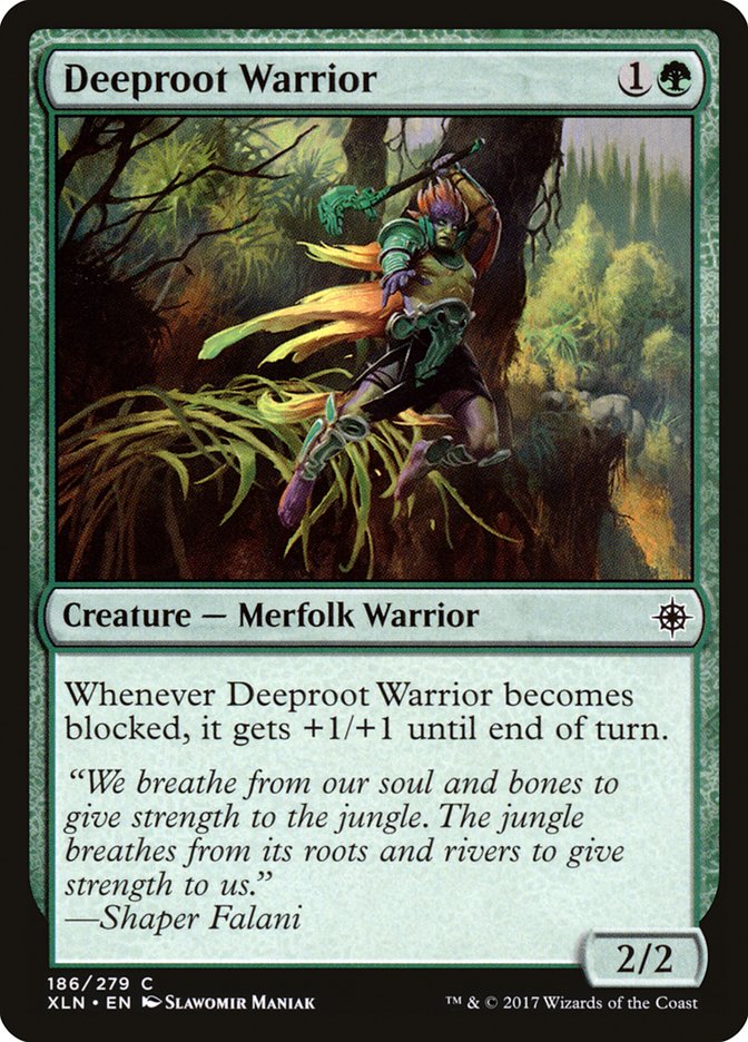 Deeproot Warrior [Ixalan] | Shuffle n Cut Hobbies & Games