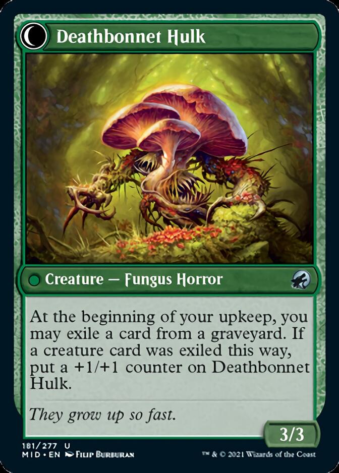 Deathbonnet Sprout // Deathbonnet Hulk [Innistrad: Midnight Hunt] | Shuffle n Cut Hobbies & Games