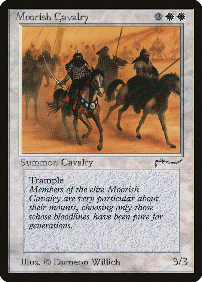 Moorish Cavalry (Dark Mana Cost) [Arabian Nights] | Shuffle n Cut Hobbies & Games