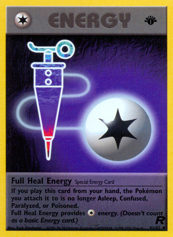 Full Heal Energy (81/82) [Team Rocket 1st Edition] | Shuffle n Cut Hobbies & Games