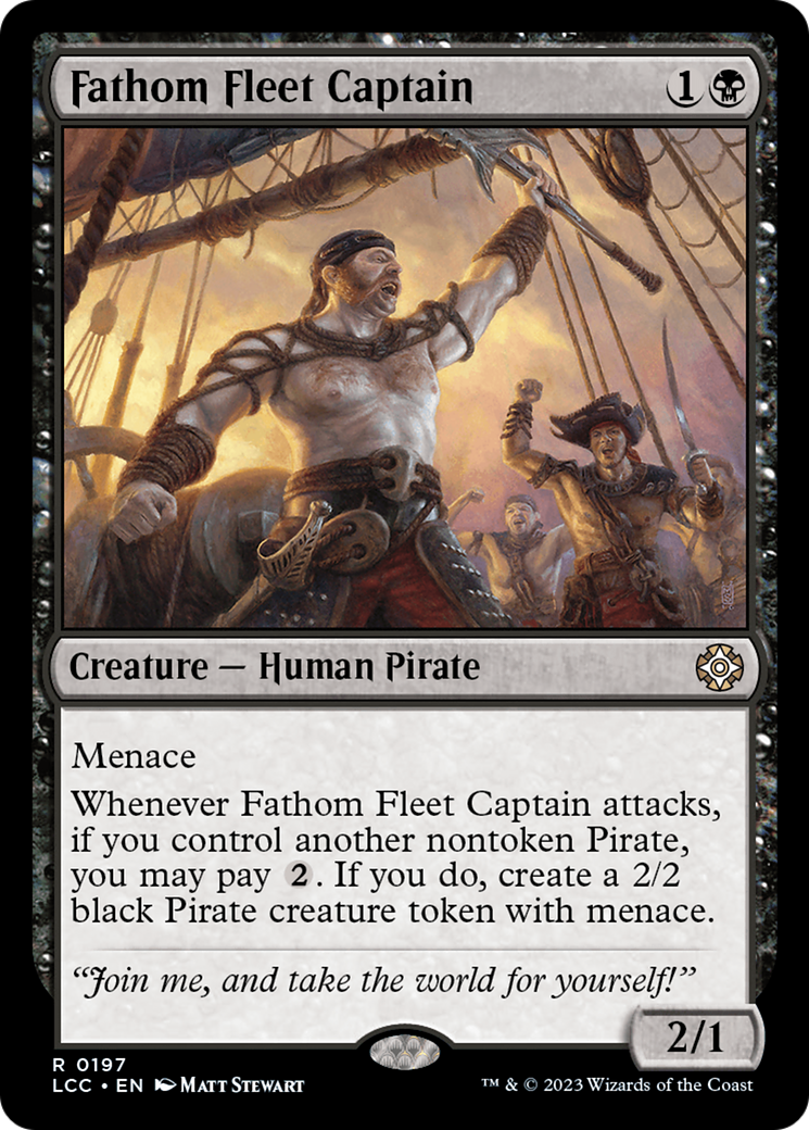 Fathom Fleet Captain [The Lost Caverns of Ixalan Commander] | Shuffle n Cut Hobbies & Games