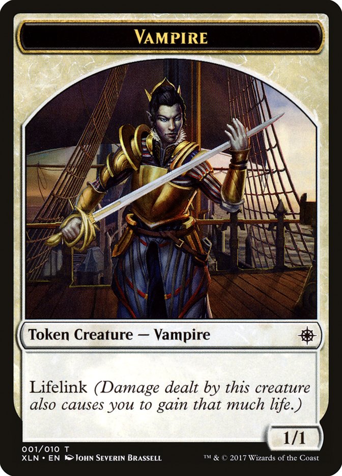 Vampire Token [Ixalan Tokens] | Shuffle n Cut Hobbies & Games