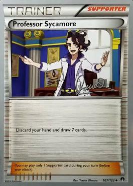 Professor Sycamore (107/122) (Infinite Force - Diego Cassiraga) [World Championships 2017] | Shuffle n Cut Hobbies & Games